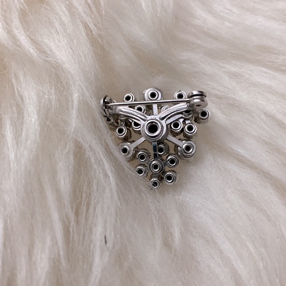 💲5 SALE💲Vintage Mid-Century Modern Atomic Starburst Brooch - Picture 4 of 4